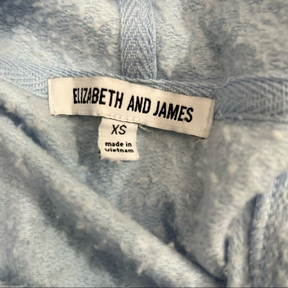 Elizabeth and James Hope Logo Sweatshirt Hoodie Blue - Picture 4 of 7